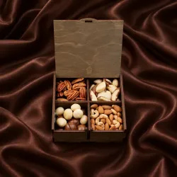Деревянный подарочный набор орехов №19 – “BeautifulNuts” Деревянный подарочный набор орехов №19 – “BeautifulNuts”